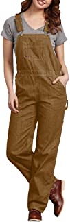 Dickies Women's Denim Bib Overall  
