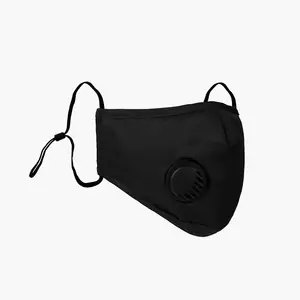 Cotton Face Mask Mouth Breath Valve Breathing For 