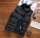 Fashion winter waterproof Quick drying nylon fabric for men's down vest 