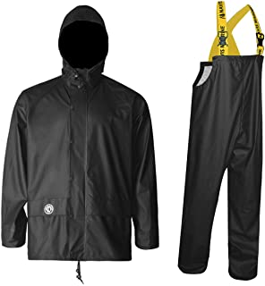 Navis Marine Rain Suit for Men Women Heavy Duty Workwear Waterproof Jacket with Pants 3 Pieces  