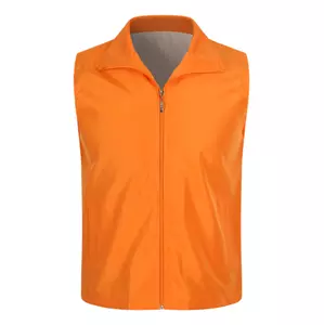 Wholesale Customize 100% Polyester Volunteer Vest Tuorist Team Marketing Vest 