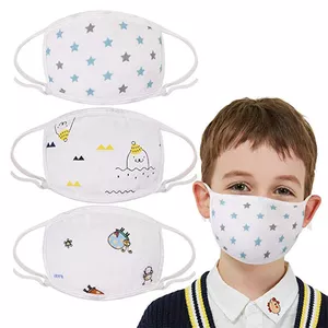 Kids Mouth Mask Anti Dust Anti UV Reusable Washable Cotton Face Mouth Mask Adjustable Face Mask for Children 